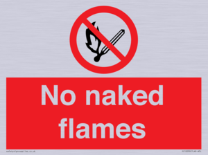 No naked flames